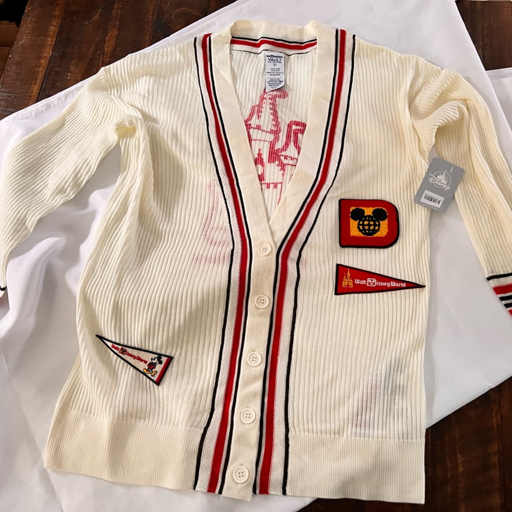 New With Tags - Walt Disney World Vault collection oversized cardigan sweater